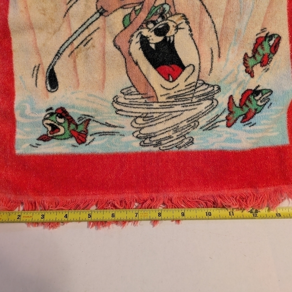 Golf towel bugs bunny, Taz tasmanian devil, Looney toons - Picture 2 of 3